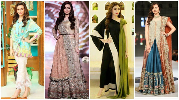 Sana Javed Elegant Traditional Dress Ideas