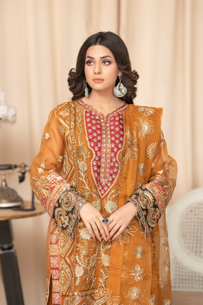 RAAZ-E-ISHQ - CHIFFON DRESS ONLINE - DESIGN CODE 04 – Insiya by Saira Jawad